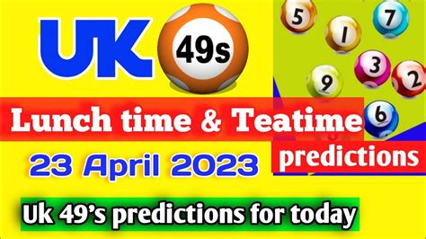 uk49s teatime predictions for today|UK49s Predictions: Lunchtime and Teatime Draws .